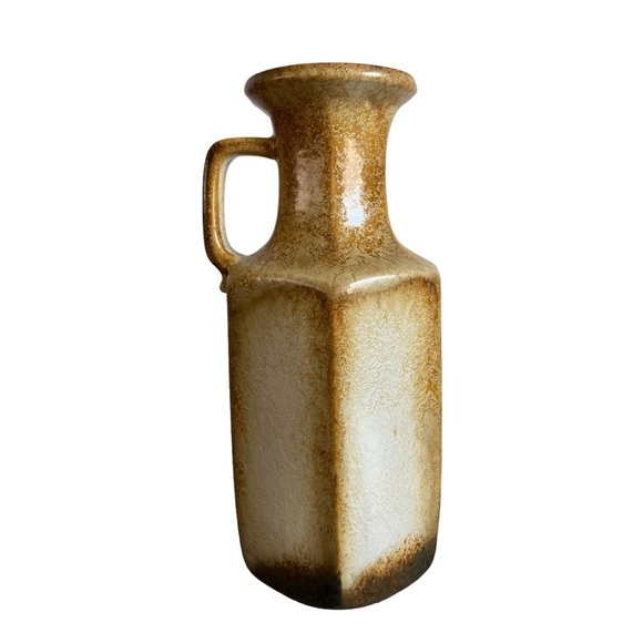 Vintage SCHEURICH 497-28 Jug Vase WEST GERMANY Art Pottery MCM Fat Lava Era - Picture 1 of 12